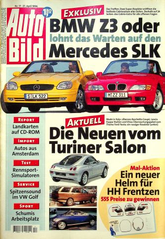 Deckblatt Auto Bild (17/1996)